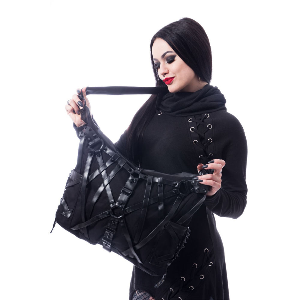 Vixxsin - HARNESS Schultertasche - Schwarz